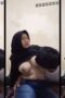 Bokeb hijab indo nyusuin pacarnya dikost