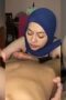 Si Tante Hijab Biru Yang Menggoda